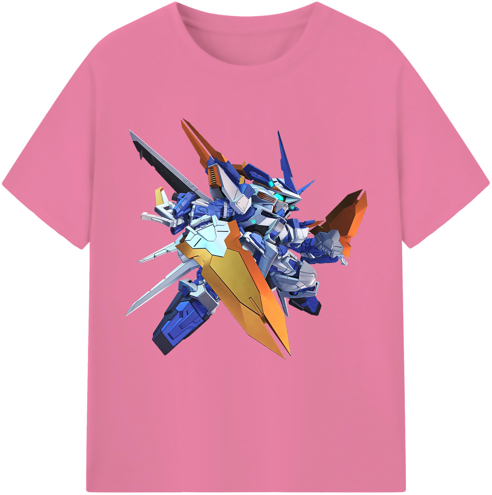 （画像用） 機動戦士ガンダム Mobile Suit Gundam 綿100％半袖Tシャツ（フロントプリント）